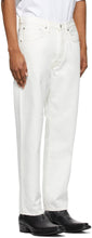 Acne Studios White Straight Fit Jeans