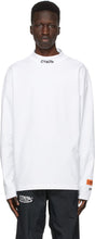 Heron Preston White 'Style' Mock Neck Long Sleeve T-Shirt - T-shirt à manches longues à manches longues de style "style" de Heron Preston - 헤론 프레스톤 화이트 '스타일'모의 목 긴 소매 티셔츠