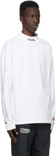 Heron Preston White 'Style' Mock Neck Long Sleeve T-Shirt