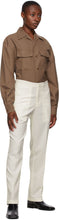 Winnie New York White Suiting Trousers - Winnie New York Blanc Cuitant Pantalons - Winnie 뉴욕 화이트 소송 바지
