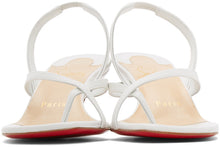 Christian Louboutin White Taralita 55 Heeled Sandals