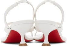 Christian Louboutin White Taralita 55 Heeled Sandals