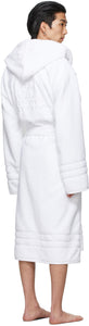 Balenciaga White Terrycloth Resorts Robe
