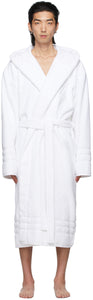 Balenciaga White Terrycloth Resorts Robe - Balenciaga Blanc TerryCloth Robe - Balenciaga White Terrycloth Robes Robe.