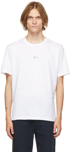 Boss White TLove 1 T-Shirt - Boss Blanc Tlove 1 T-shirt - 보스 화이트 Tlove 1 티셔츠