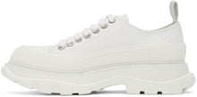 Alexander McQueen White Tread Slick Platform Low Sneakers