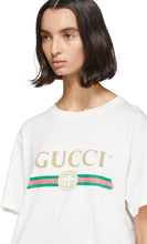 Gucci White Vintage Logo T-Shirt