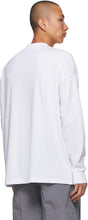 1017 ALYX 9SM White Visual Logo Long Sleeve T-Shirt