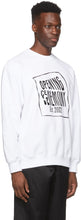 Opening Ceremony White Warped Logo Sweatshirt