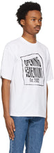 Opening Ceremony White Warped Logo T-Shirt