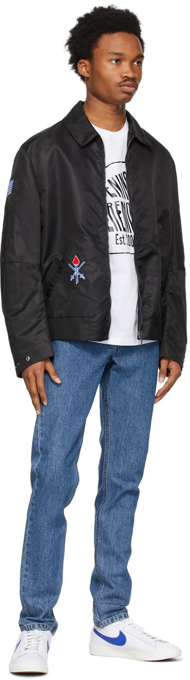 Opening Ceremony White Warped Logo T-Shirt