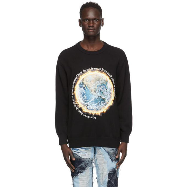 Who Decides War by MRDR BRVDO Black Coal As Equals Crewneck