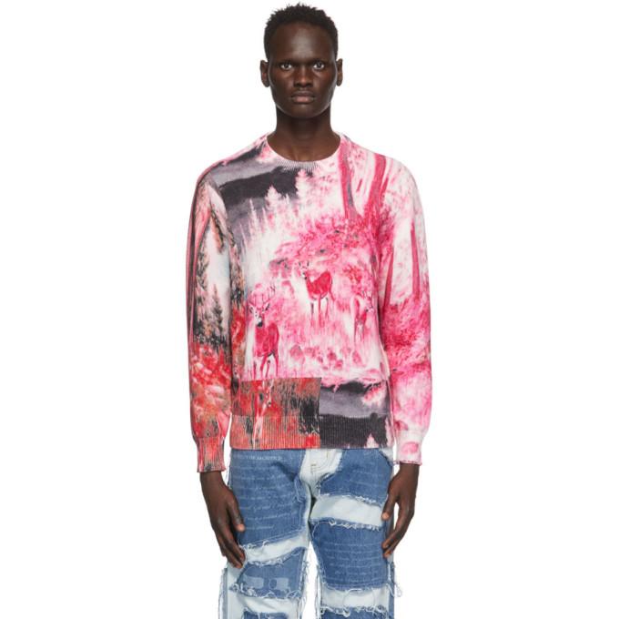 Who Decides War by MRDR BRVDO Red Internal Inversion Crewneck