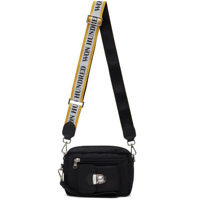 Won Hundred Black and Yellow Athen Light Bag