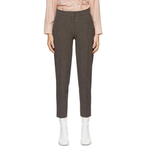 Won Hundred Brown Check Elissa Trousers