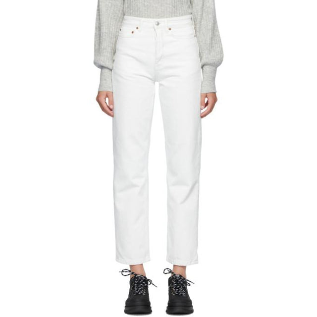 Won Hundred Off-White Pearl Jeans