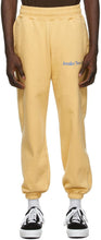 Awake NY Yellow Classic Outline Logo Lounge Pants - Éveil ny jaune classic contour logo pantalon salon - 깨어있는 뉴욕 노란색 고전적인 개요 로고 라운지 바지