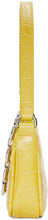 BY FAR Yellow Croc Mini Rachel Bag