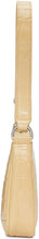BY FAR Yellow Croc Rachel Shoulder Bag