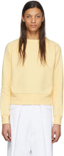 Random Identities Yellow Cropped Sweater - Identités aléatoires pull cultivé jaune - 임의의 정체성 노란색 자른 스웨터