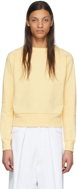 Random Identities Yellow Cropped Sweater - Identités aléatoires pull cultivé jaune - 임의의 정체성 노란색 자른 스웨터