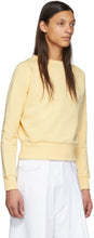 Random Identities Yellow Cropped Sweater
