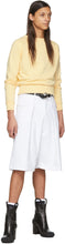 Random Identities Yellow Cropped Sweater