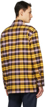 Acne Studios Yellow Plaid Over Shirt