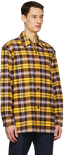 Acne Studios Yellow Plaid Over Shirt