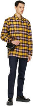 Acne Studios Yellow Plaid Over Shirt
