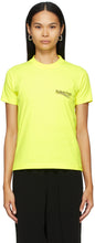 Balenciaga Yellow Political Campaign T-Shirt - T-shirt de campagne politique jaune Balenciaga - Balenciaga 노란색 정치 캠페인 티셔츠