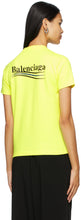 Balenciaga Yellow Political Campaign T-Shirt