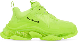Balenciaga Yellow Triple S Sneakers