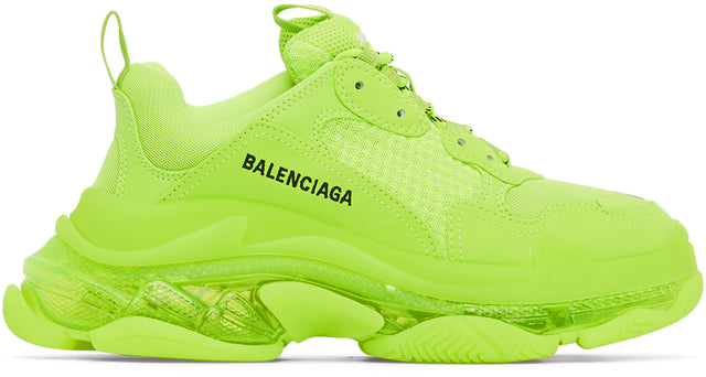 Balenciaga Yellow Triple S Sneakers