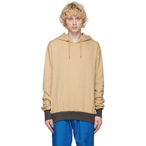Youths in Balaclava Beige Yoke Hoodie