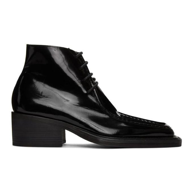 Y/Project Black Duck Bill Ankle Boots