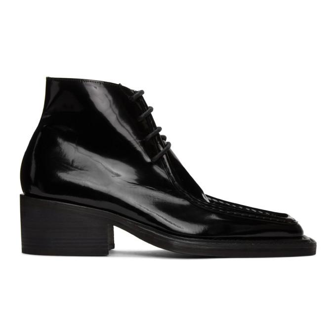 Y/Project Black Duck Bill Ankle Boots