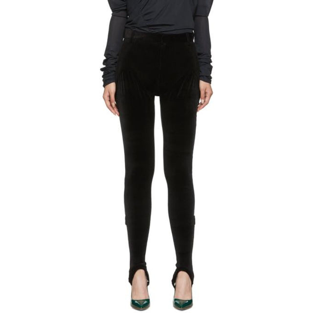 Y/Project Black Stirrup Short Jeans