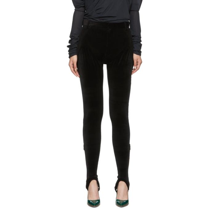 Y/Project Black Stirrup Short Jeans