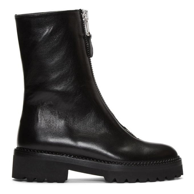 Ys Black Zip Boots