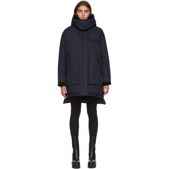 Yves Salomon - Army Reversible Black Down Doudoune Coat
