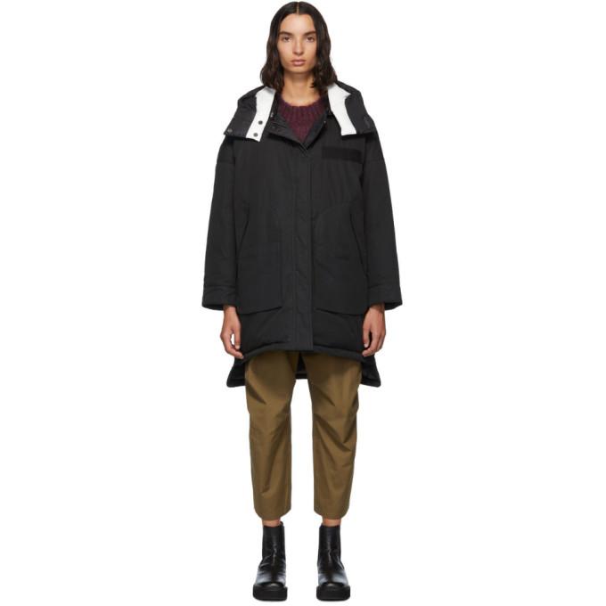 Yves Salomon - Army Reversible Black Down Doudoune Jacket